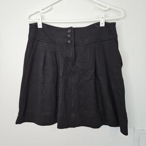 Banana Republic Flowy Mini Skirt, Medium weight, Women's Size 4, Black